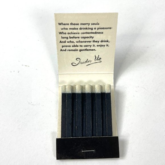 Trader Vics 75th Anniversary Lot Tiki Postcards Matches Swizzle Coasters Sticker - Picture 9 of 12